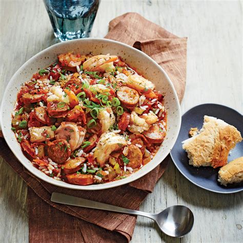 How much fat is in shrimp and andouille jambalaya - calories, carbs, nutrition